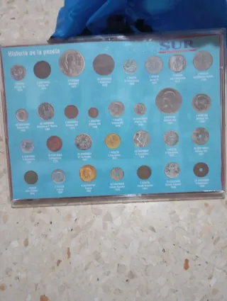 Lote de monedas antiguas