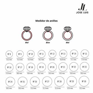 Anillo Diamante 0.20CT Oro Blanco 18K