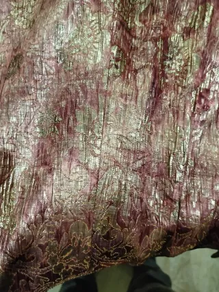 Chaqueta fiesta dorada y fucsia