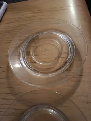 Piattini Lavazza in vetro