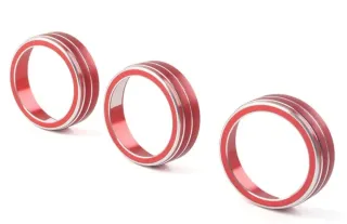 Botones Aire Acondicionado Coche Rojo