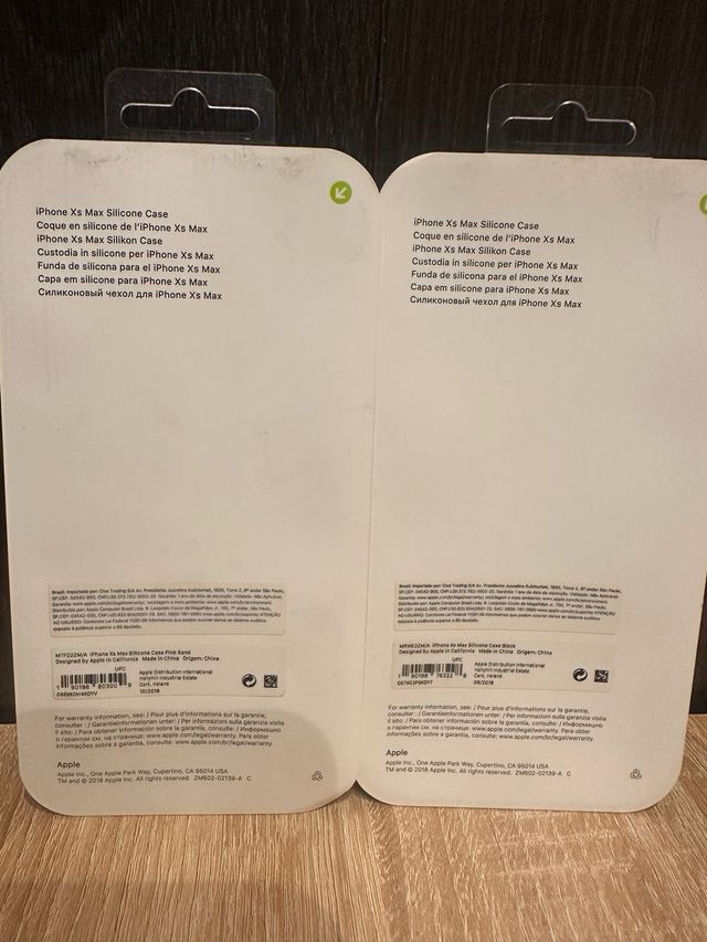 Fundas iPhone XS Max silicona premium (2 ud)