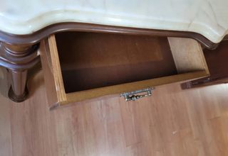 Mueble salon mueble recibidor de madera marmol