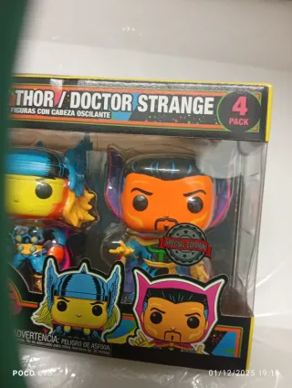 Funko Pop Marvel Capitán América, Iron Man, Thor,