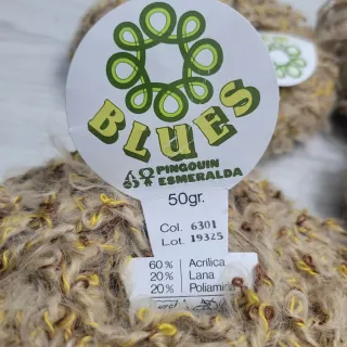 Lote 4 Ovillos Blues Pingouin Esmeralda