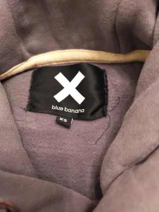 Sudadera Blue Banana con logo