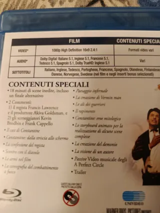 Constantine Blu-ray Warner Heroes Collection