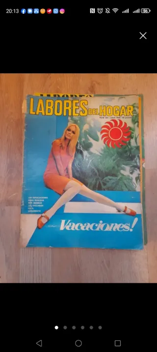 Lote de 9 Revistas "Labores del Hogar"