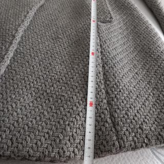 Abrigo lana talla 42 gris