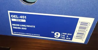 Asics Gel 451 Zapatillas Running Azul/Verde