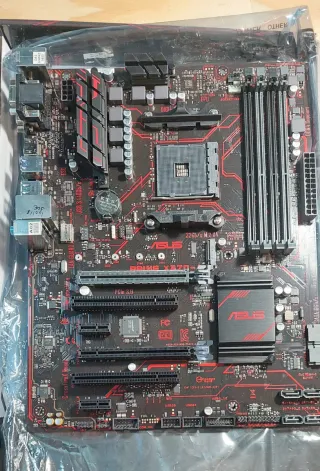 PLACA BASE ASUS PRIME X370-A NUEVA + VENTILADOR