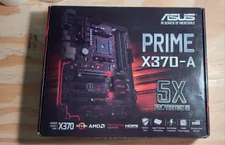 PLACA BASE ASUS PRIME X370-A NUEVA + VENTILADOR