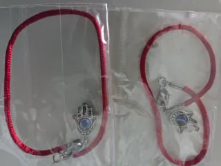 2 Pulseras Rojas Mal de Ojo