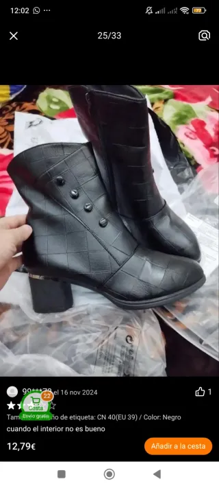 Botas nuevas,nr 39