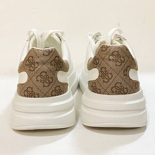 Guess Elbina Sneakers Basse Bianco Beige Casual