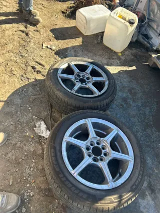 Llantas de aluminio 6 tornillos 195/55 R1 las 4