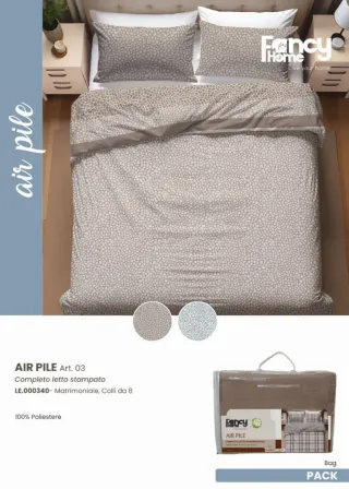 Completo letto Fancy Home Air Pile