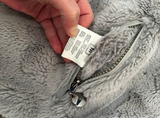 Pellicciotto double-face grigio