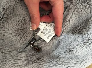 Pellicciotto double-face grigio