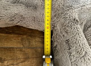 Pellicciotto double-face grigio