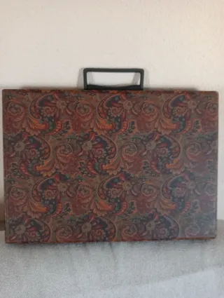 Maletín portafolios estampado