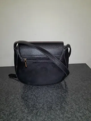 Solo Soprani borsetta nera tracolla