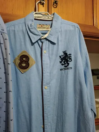 Camisas Springfield Hombre Azul