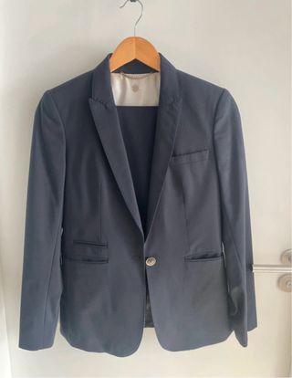 Traje pantalón Massimo Dutti azul