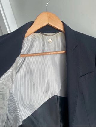 Traje pantalón Massimo Dutti azul