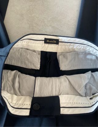 Traje pantalón Massimo Dutti azul
