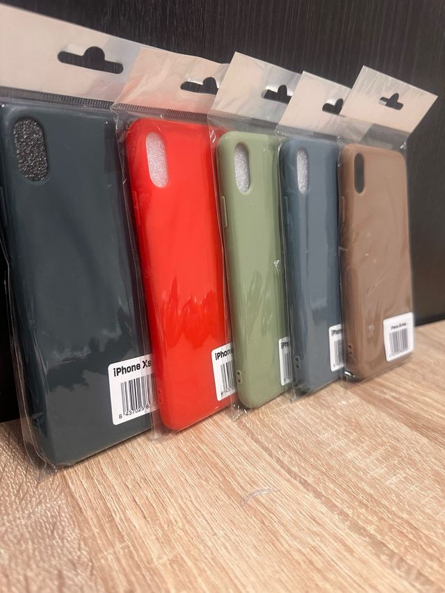 Fundas iPhone XS Max silicona premium