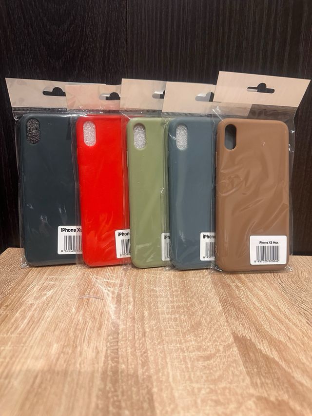 Fundas iPhone XS Max silicona premium