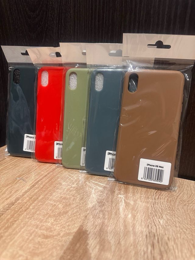 Fundas iPhone XS Max silicona premium