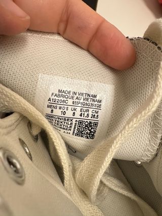 Converse negras  41.5