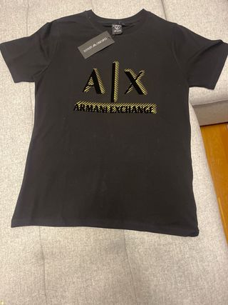Camiseta Armani Exchange AX Negra Talla L