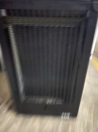 Estufa de gas negra