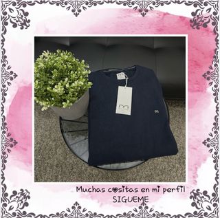 Jersey Milano azul talla M nuevo con etiqueta