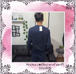 Jersey Milano azul talla M nuevo con etiqueta