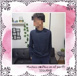 Jersey Milano azul talla M nuevo con etiqueta