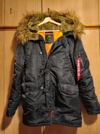 Parka Alpha Industries N-3B Negra