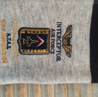 Maglione Aeronautica Militare uomo grigio/nero