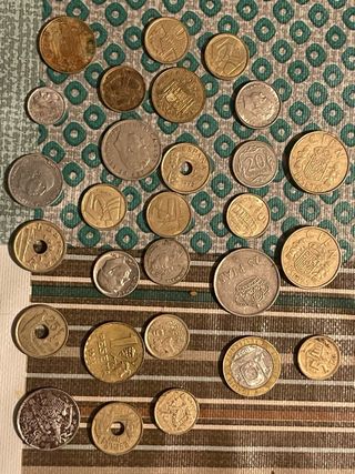 Lote de monedas variadas