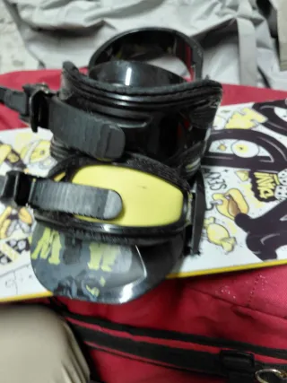 Tabla y Fijaciones Snowboard Niños