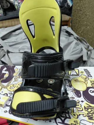 Tabla y Fijaciones Snowboard Niños