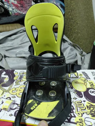 Tabla y Fijaciones Snowboard Niños