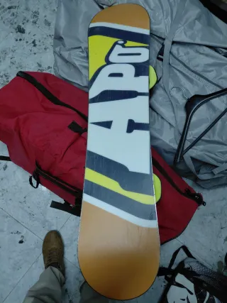 Tabla y Fijaciones Snowboard Niños