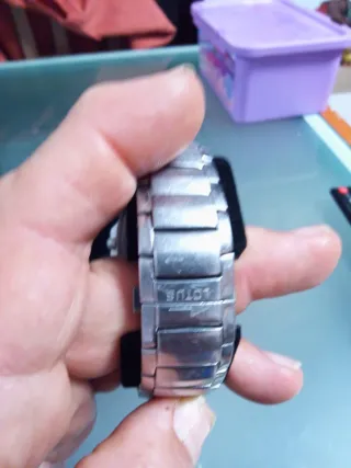 Reloj Lotus Hombre Rojo y Plateado