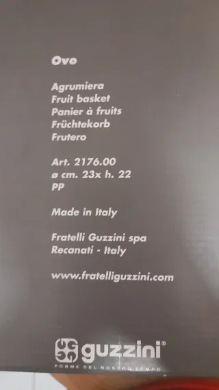 Agrumiera/cesto Guzzini originale