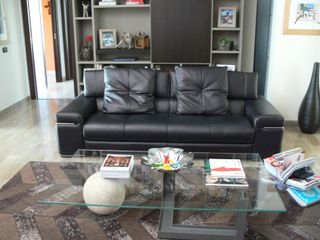 Divano Natuzzi Pelle Marrone "testa di moro"
