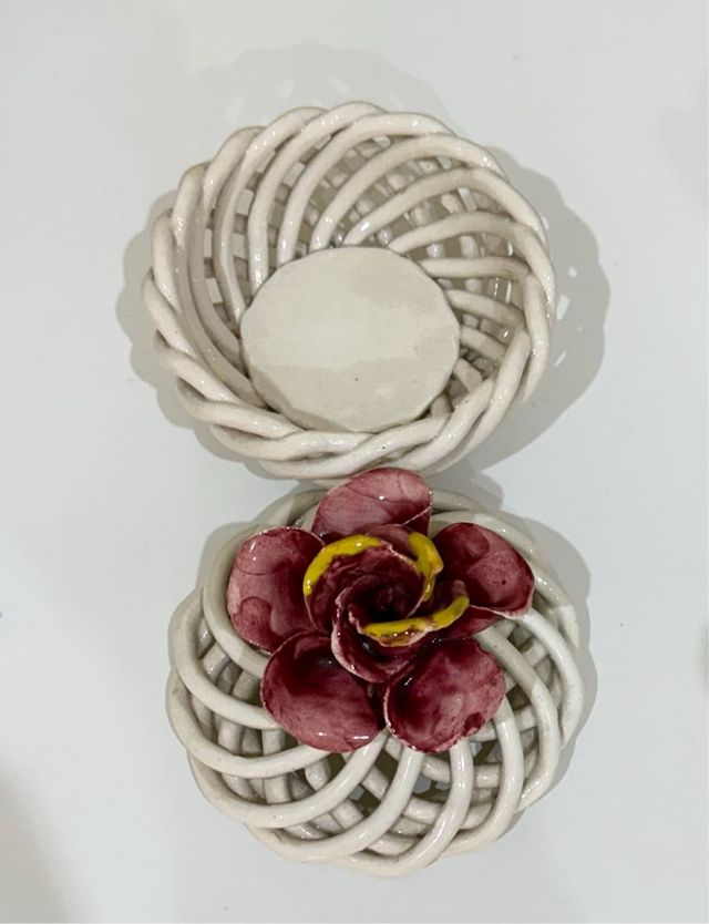 Caja Joyero De Cerámica Capodimonte
